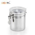 New design metal seal canister food set with plastic canister lids